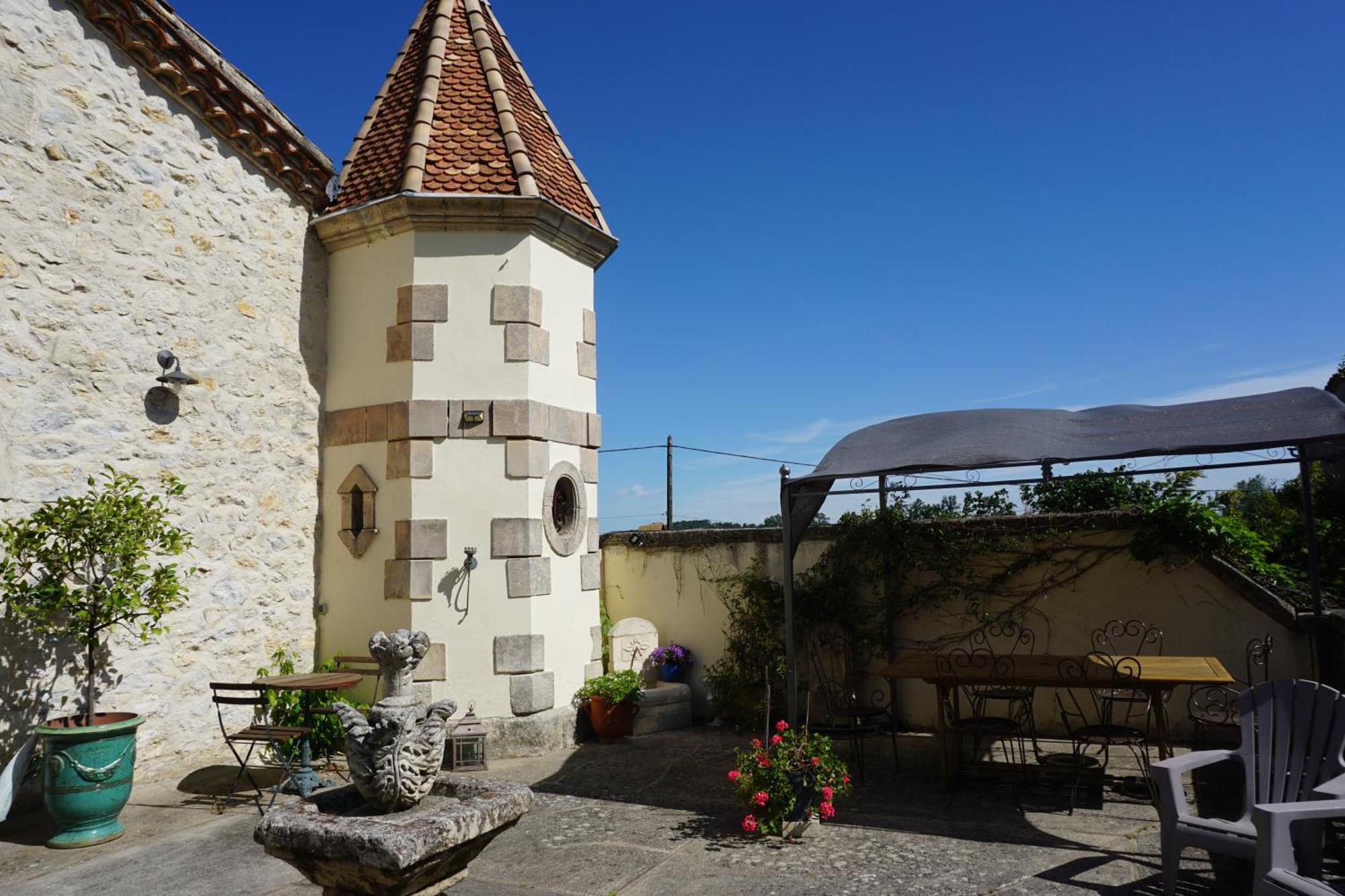 Bed and Breakfast Les Deux Tours Brignon Zewnętrze zdjęcie